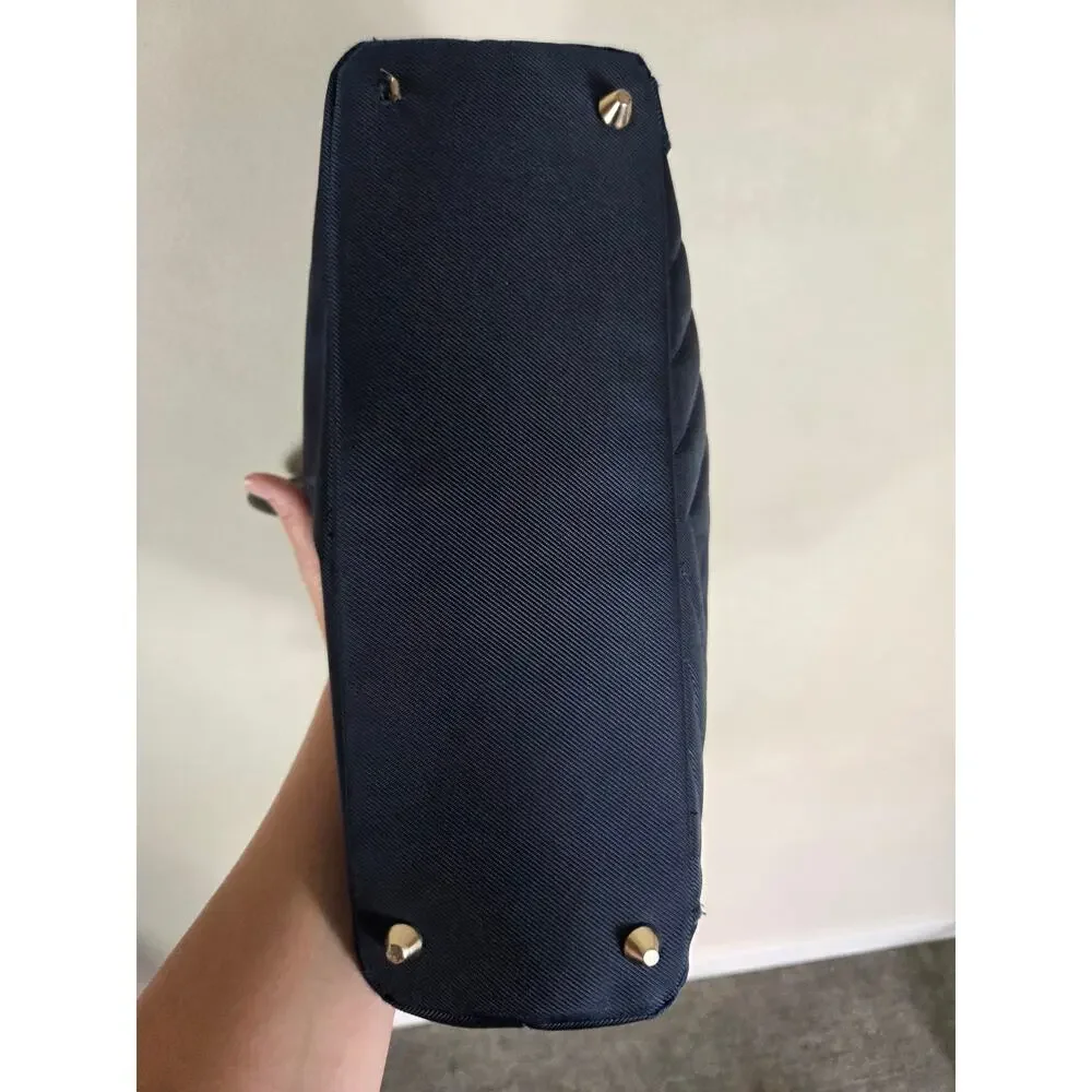 Kenneth Cole Reaction Chelsea Chevron Navy Blue 15